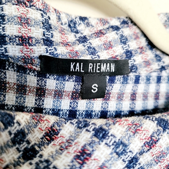 Kal Rieman Plaid Button Top - Picture 6 of 7